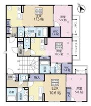 フォースリンロードの間取り画像