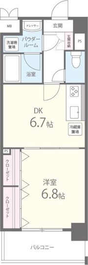 フランディルりんくうⅡの間取り画像