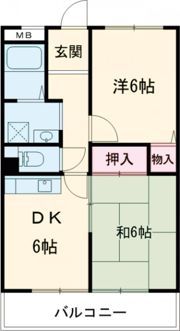 ライフコート萩の台の間取り画像