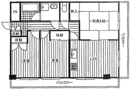 ツインヴィラ八柱Ⅱの間取り画像