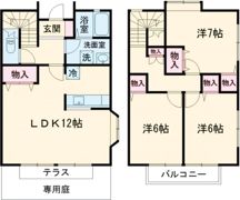 アビタシオンAの間取り画像