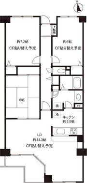 新松戸リリエンハイムの間取り画像