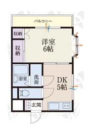 b’CASA鎌ヶ谷大仏Ⅱre-bornの間取り画像