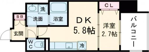 テラ堺市駅の間取り画像