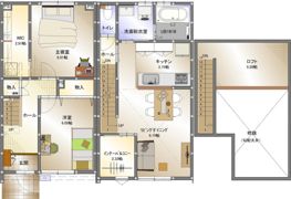 ruboa（ルヴォア）の間取り画像