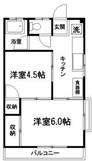黒澤コーポの間取り画像