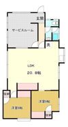 垂水UT貸家の間取り画像