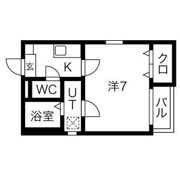 クレフラスト大杉町B棟の間取り画像