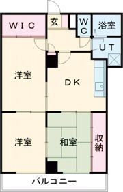 USマンションの間取り画像