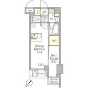 アジールコート池尻大橋の間取り画像