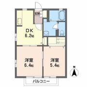 コーポラス開成3号館の間取り画像