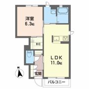 シャーメゾン朝日ヶ丘Fの間取り画像