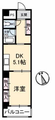 メゾンブランシュの間取り画像