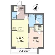 シャーメゾンしずかの間取り画像