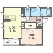 フリーデンハイムの間取り画像