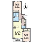 ラフィナート住吉の間取り画像
