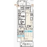 ザ・ラウンジ大須※初回保証料無料&火災保険1年分無料キャンペーン&(1K限定)FR1か月キャンペーンの間取り画像