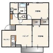 サンガーデンカムアンドエムC棟の間取り画像