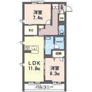 Charme de la paixの間取り画像