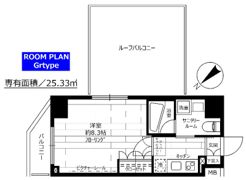 ステージグランデ蒲田アジールコートの間取り画像