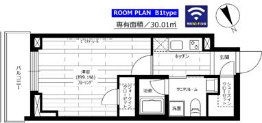 グランドコンシェルジュ六本木の間取り画像