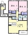 ラフレシール野口の間取り画像