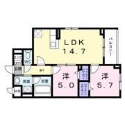 CREVANCE荒川の間取り画像