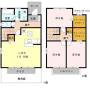 楠風館D棟の間取り画像