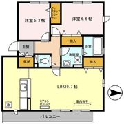 PUREーFIRST蓮沼の間取り画像