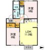 ロイヤルキャステージ Aの間取り画像