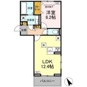N・D-ROOM IIDACHOU A棟の間取り画像