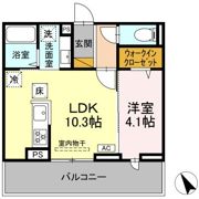N・D-ROOM IIDACHOU A棟の間取り画像