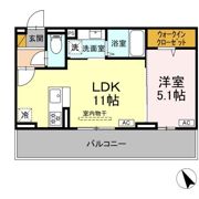 N・D-ROOM IIDACHOU A棟の間取り画像