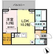 N・D-ROOM IIDACHOU A棟の間取り画像