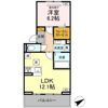 N・D-ROOM IIDACHOU B棟の間取り画像