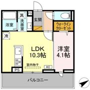 N・D-ROOM IIDACHOU B棟の間取り画像