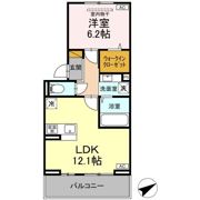 N・D-ROOM IIDACHOU B棟の間取り画像