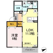 コゥジィーコートKTMS. ABの間取り画像