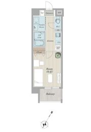 COLAS MIFUNE WESTの間取り画像