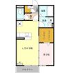プランドール Ⅰ Aの間取り画像