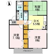 シャローム A棟の間取り画像