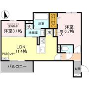 メゾン ド ソルテ A棟の間取り画像