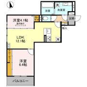 メゾン ド ソルテ B棟の間取り画像