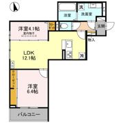 メゾン ド ソルテ B棟の間取り画像