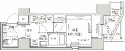 ルフレプレミアム横浜リーヴァの間取り画像