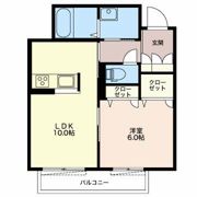 クラージュ WESTの間取り画像