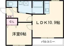 セゾンクレール昭和の間取り画像