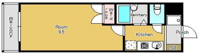 プラティアSETAの間取り画像