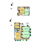 国府町山ノ入貸戸建の間取り画像