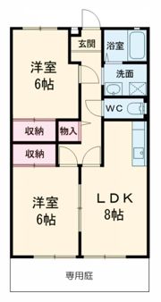 プランドールMITANI A棟の間取り画像